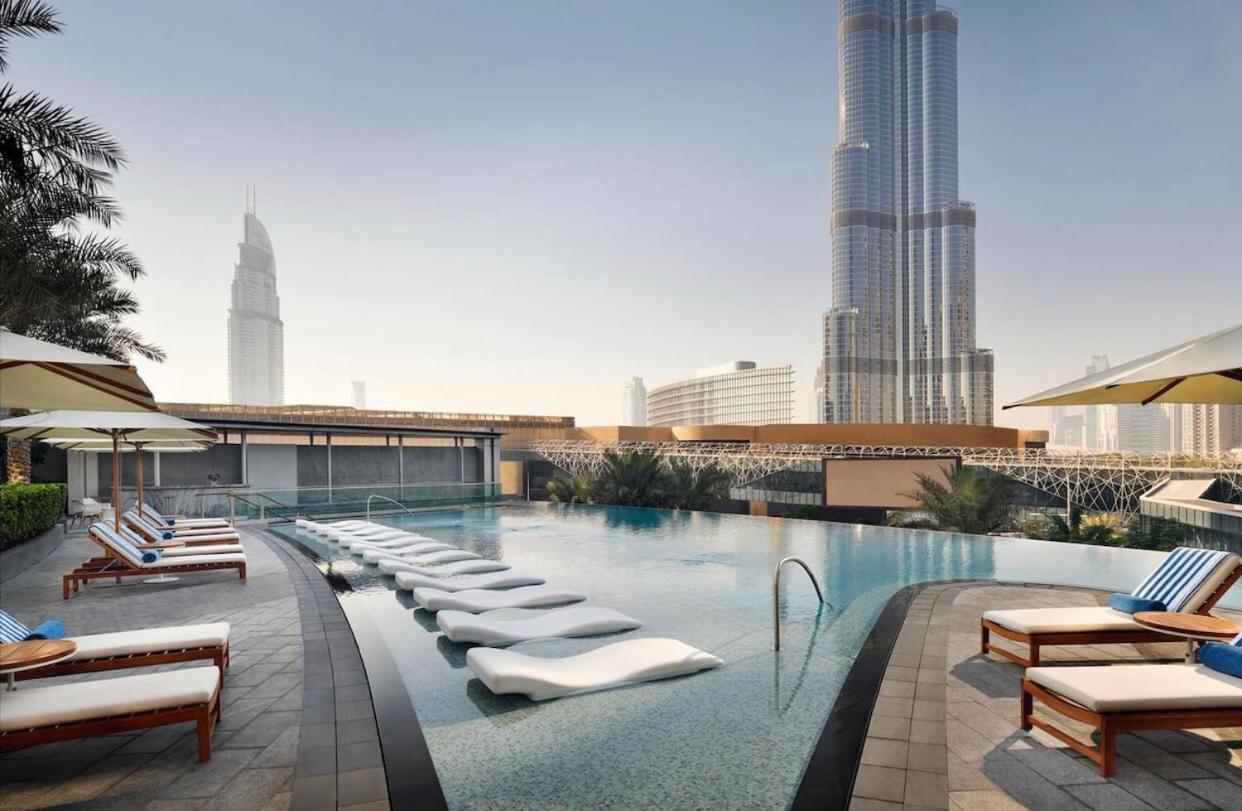 Amazing 2 Bedroom With Full Burj View Dubai Luaran gambar